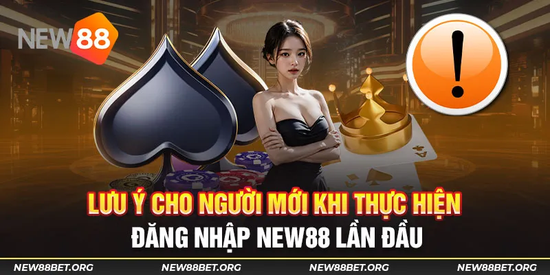 Lưu ý cho người mới khi thực hiện đăng nhập new88 lần đầu