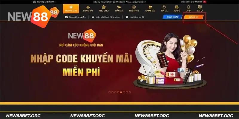 Cách thức nhận mã tặng thưởng từ nhà cái New88