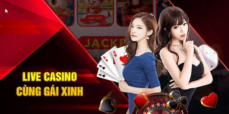 Casino trực tuyến cùng dàn người mẫu chia bài nóng bỏng, sexy