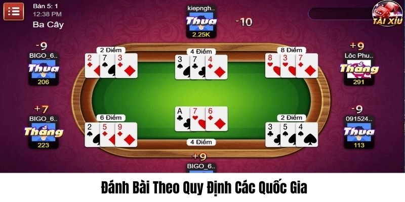 Đánh bài online có bị phạt không tùy quy định các nước